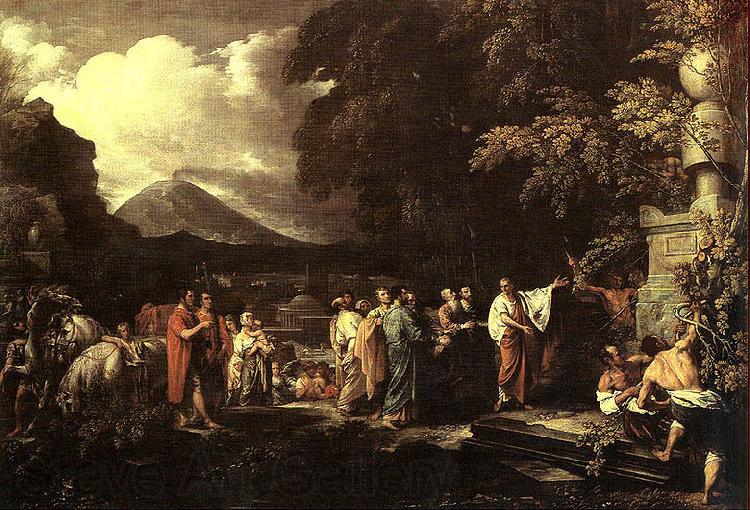 Benjamin West Cicero Discovering the Tomb of Archimedes Norge oil painting art